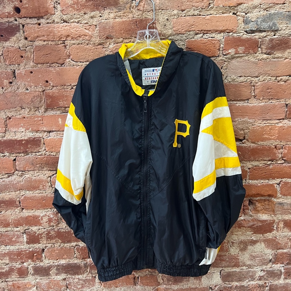 Vintage Pittsburgh Pirates Windbreaker Jacket Size Large